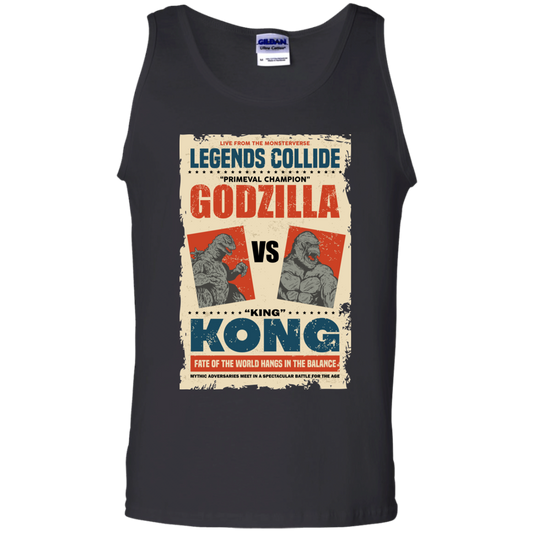 "GODZILLA VS KONG" 100% Cotton Tank Top