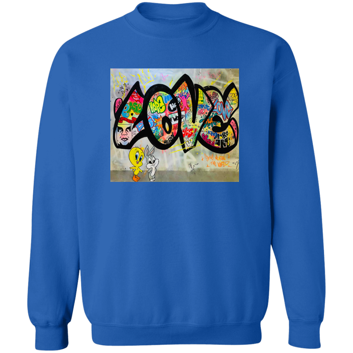 "LOVE" Crewneck Pullover Sweatshirt