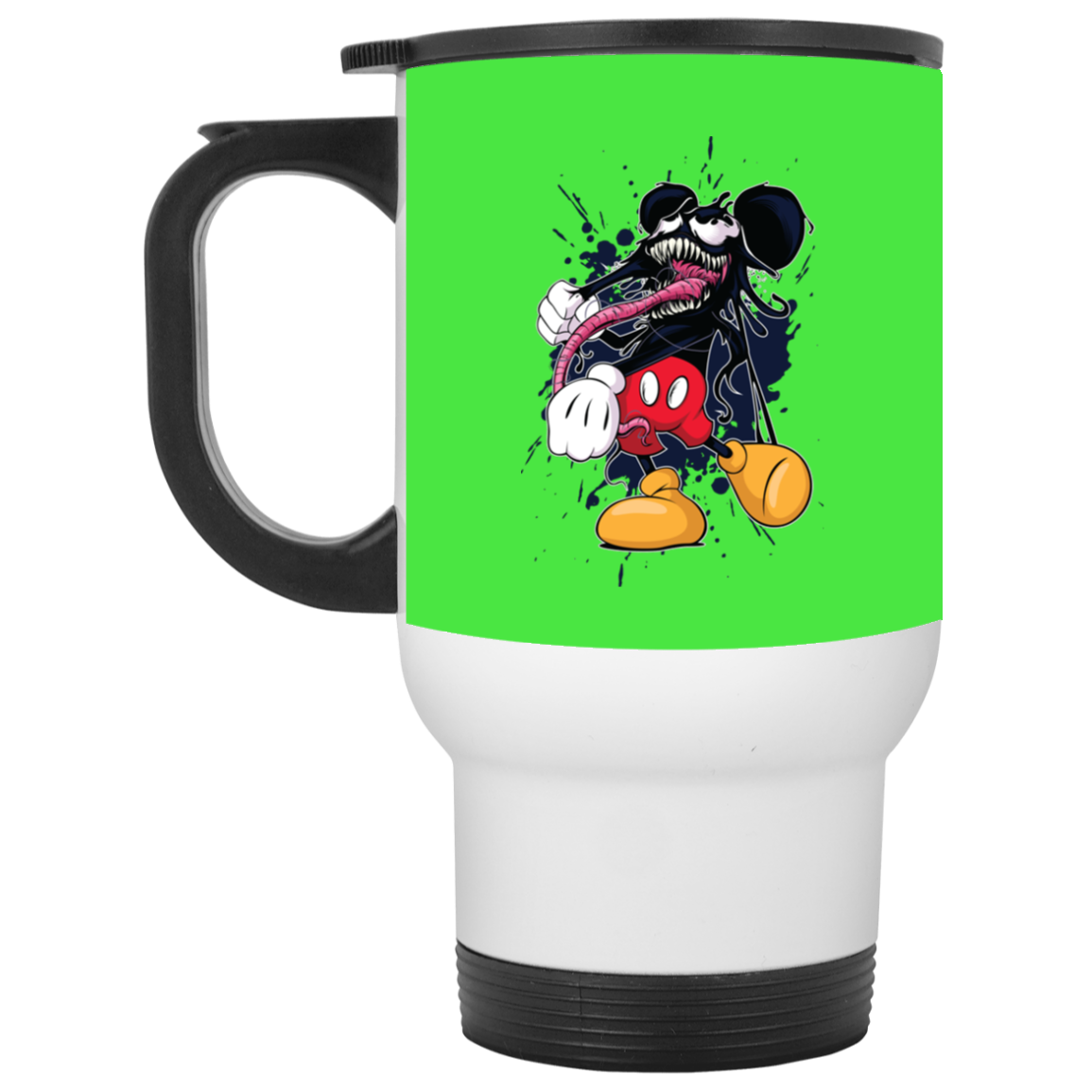 "VENOM MOUSE" White Travel Mug