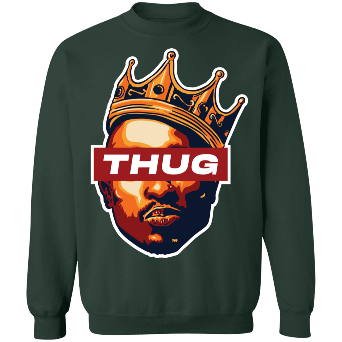 "THUG" Crewneck Pullover Sweatshirt