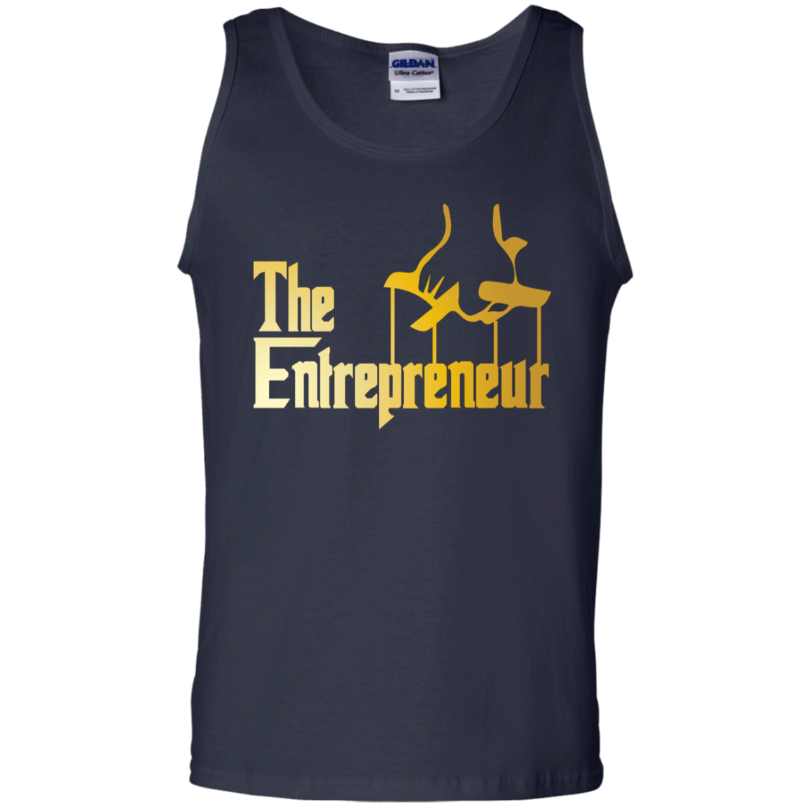 "HANDS OF AN ENTREPRENEUR" 100% Cotton Tank Top