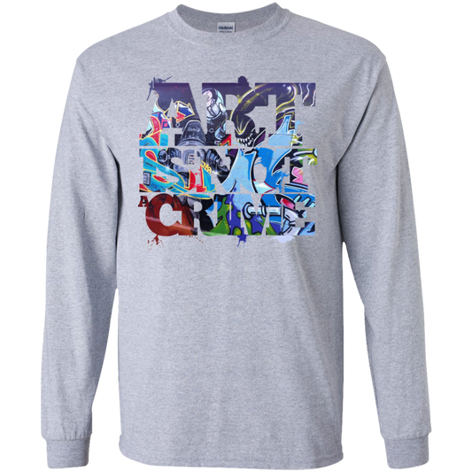 "NOT A CRIME" LS Ultra Cotton T-Shirt