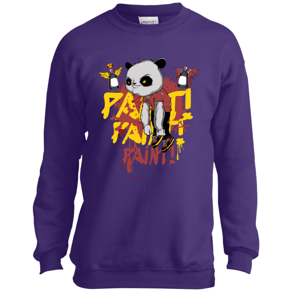 "PAINT PAINT PAINT" Youth Crewneck Sweatshirt