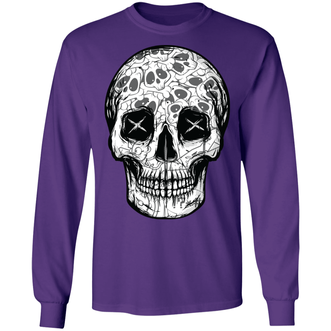 "SKULL HEADS" LS Ultra Cotton T-Shirt