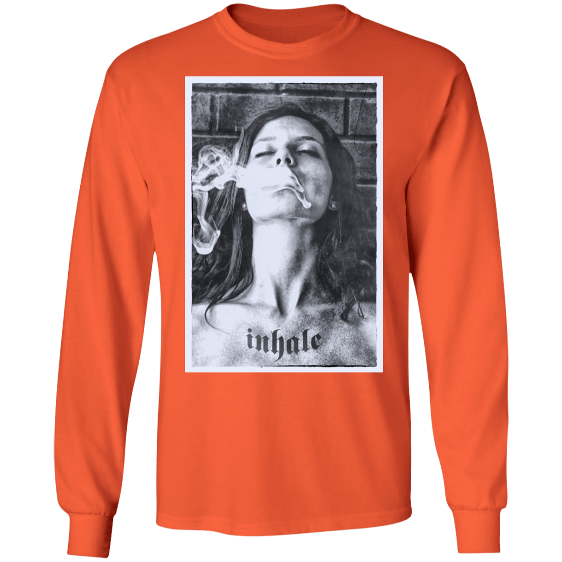 "INHALE" LS Ultra Cotton T-Shirt