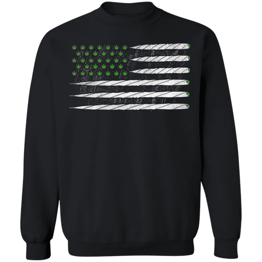 "JOINT FLAG" Crewneck Pullover Sweatshirt  8 oz.