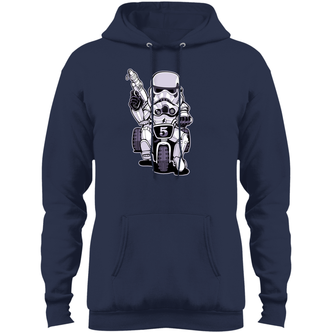 "TOOPER ON A BIKE" Core Fleece Pullover Hoodie