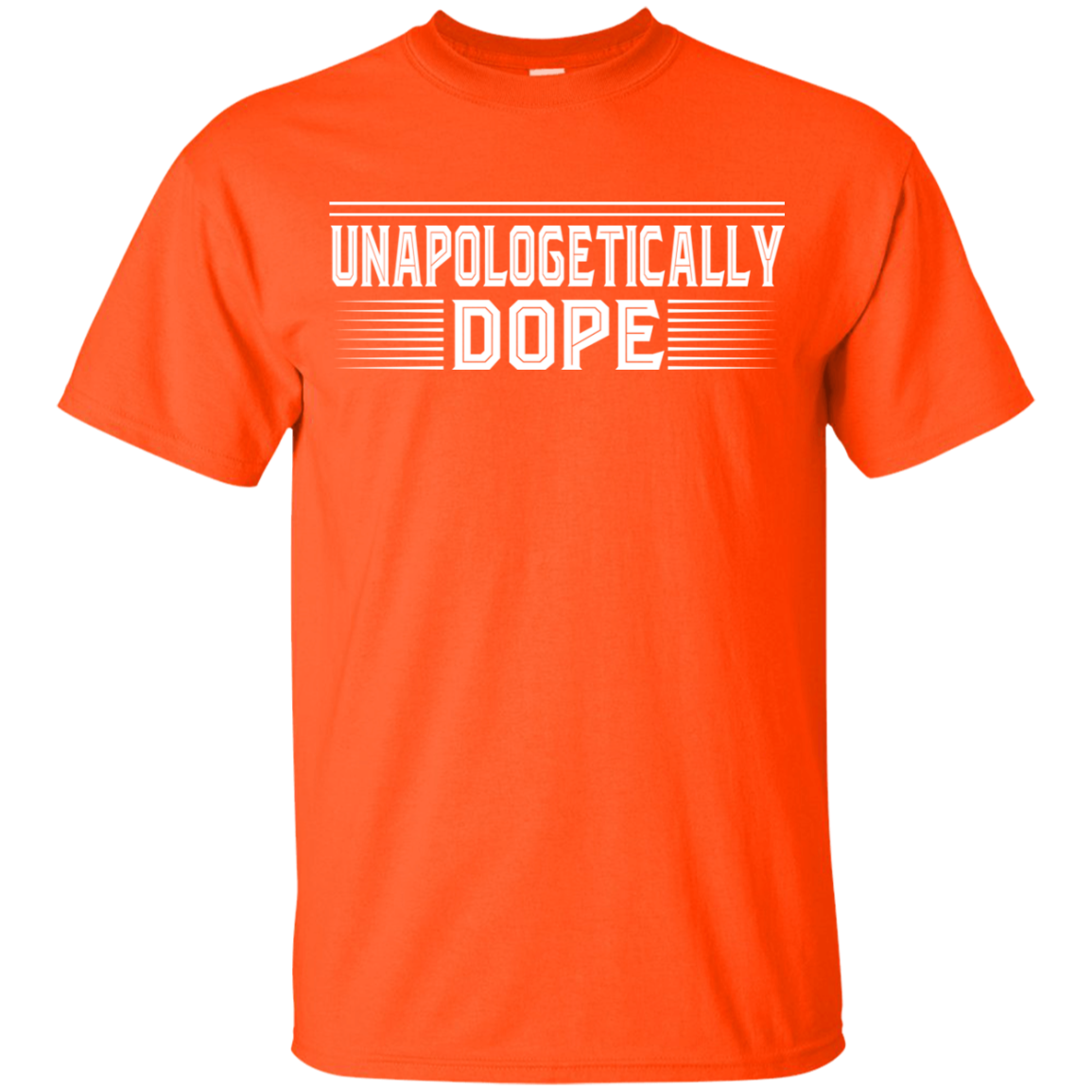 "UNAPOLOGETICALLY DOPE" Youth Ultra Cotton T-Shirt in white print