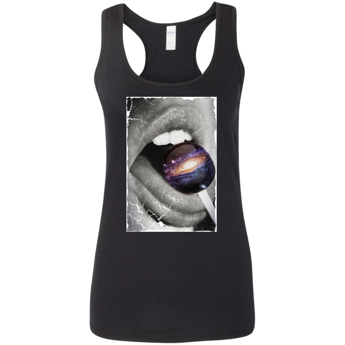 "GALACTIC TASTE" Ladies' Softstyle Racerback Tank