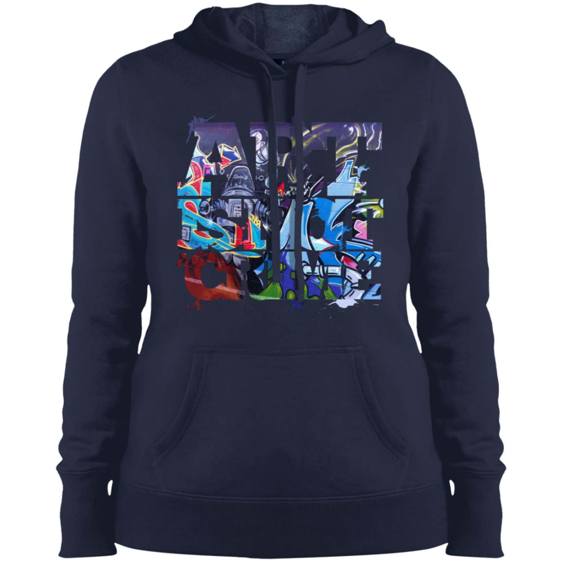 "NOT A CRIME" Ladies' Pullover Hooded Sweatshirt