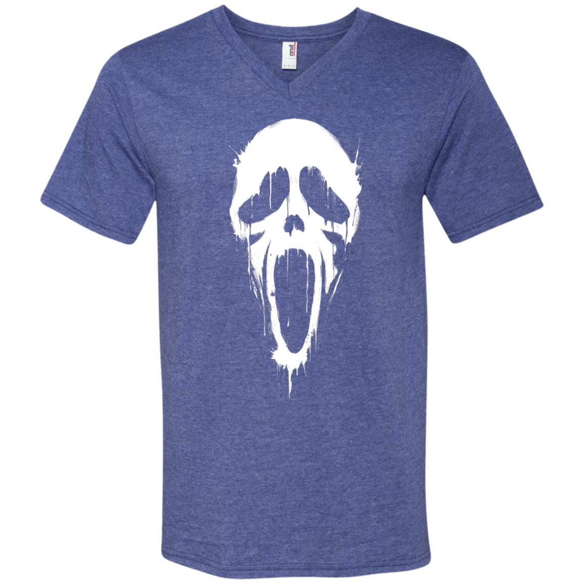 "SCREAM" Men's Printed V-Neck T-Shirt