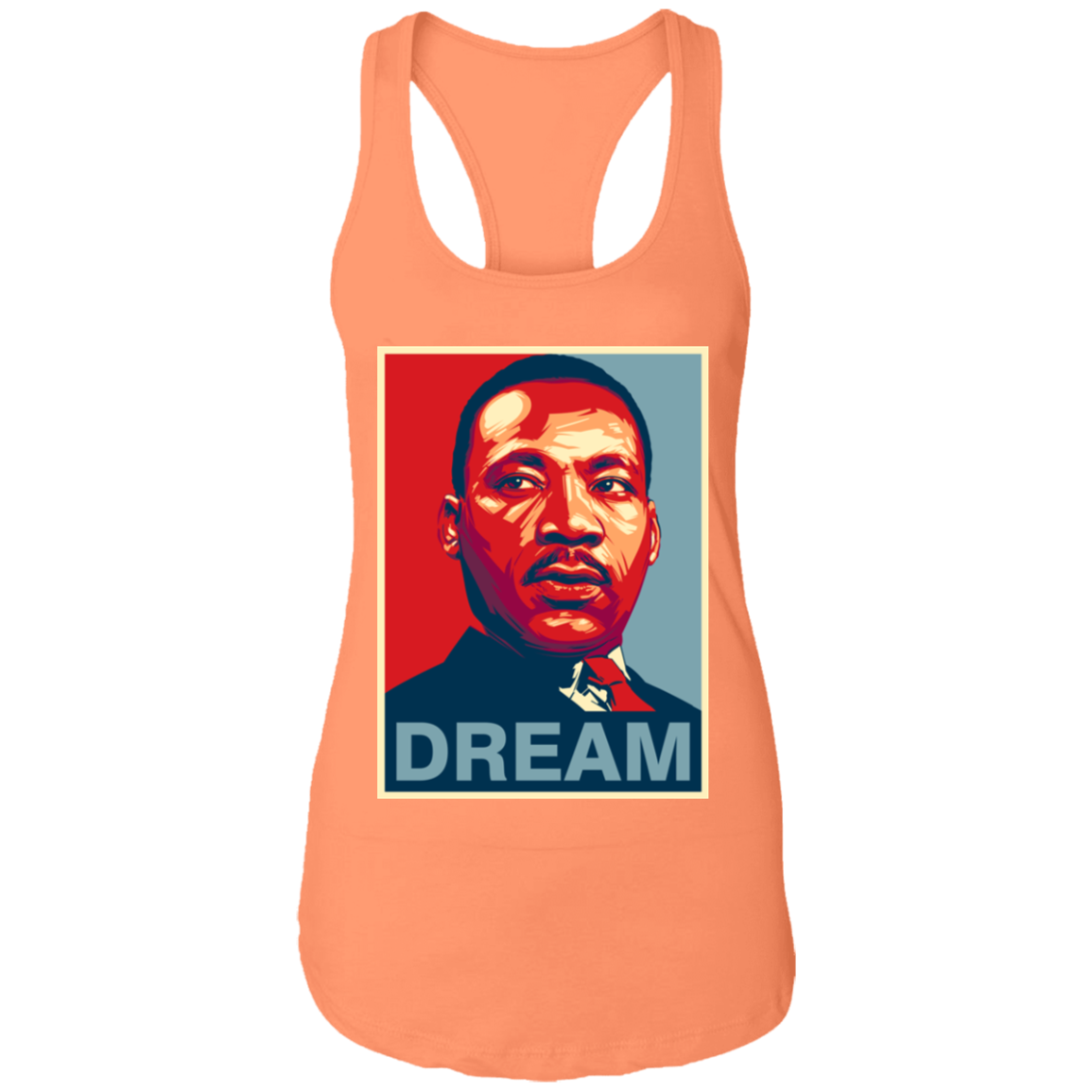 "DREAM" Ladies Ideal Racerback Tank