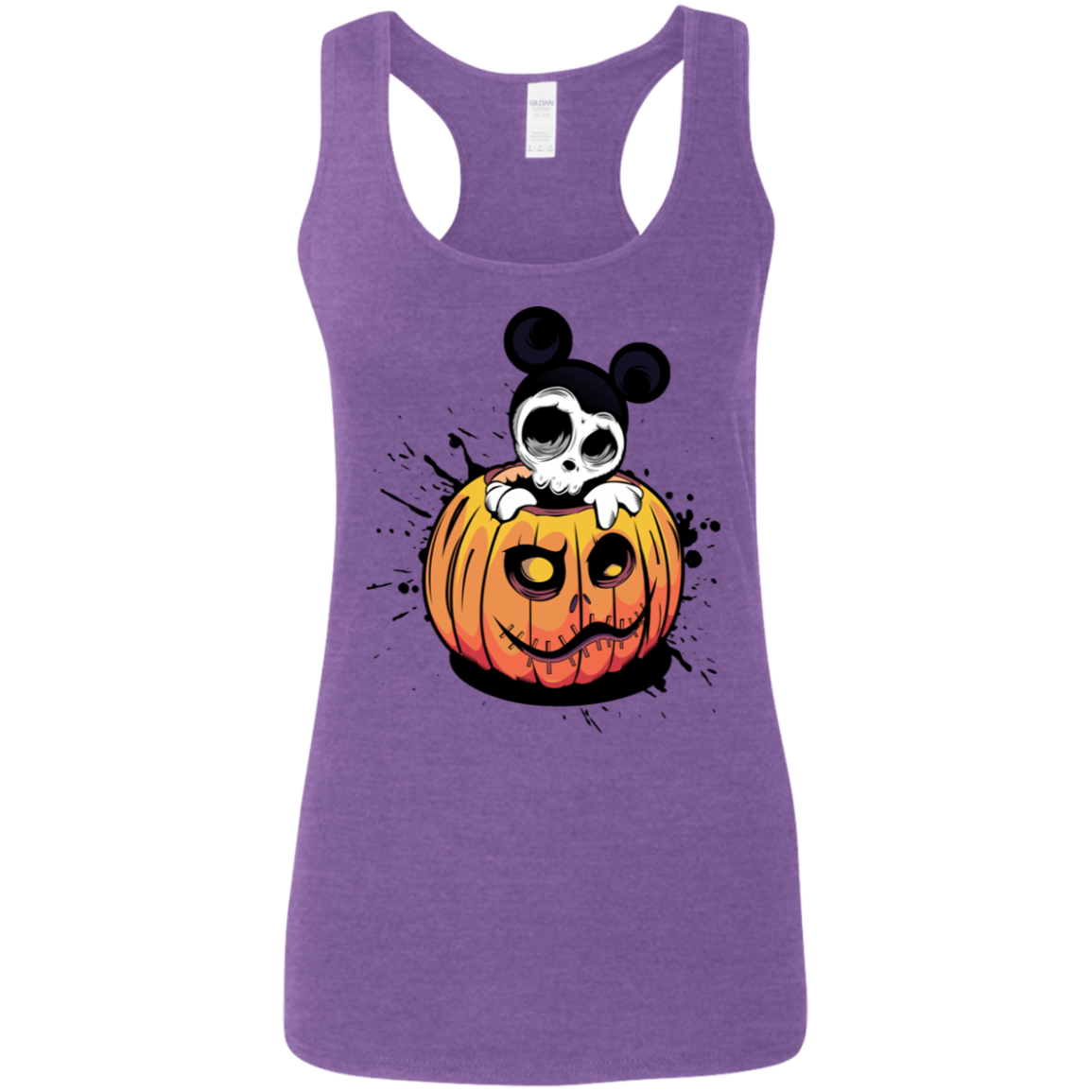 "HALLOWEEN MICKEY" Ladies' Softstyle Racerback Tank