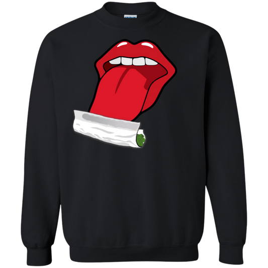 "ROLLING A JOINT" Crewneck Pullover Sweatshirt  8 oz.