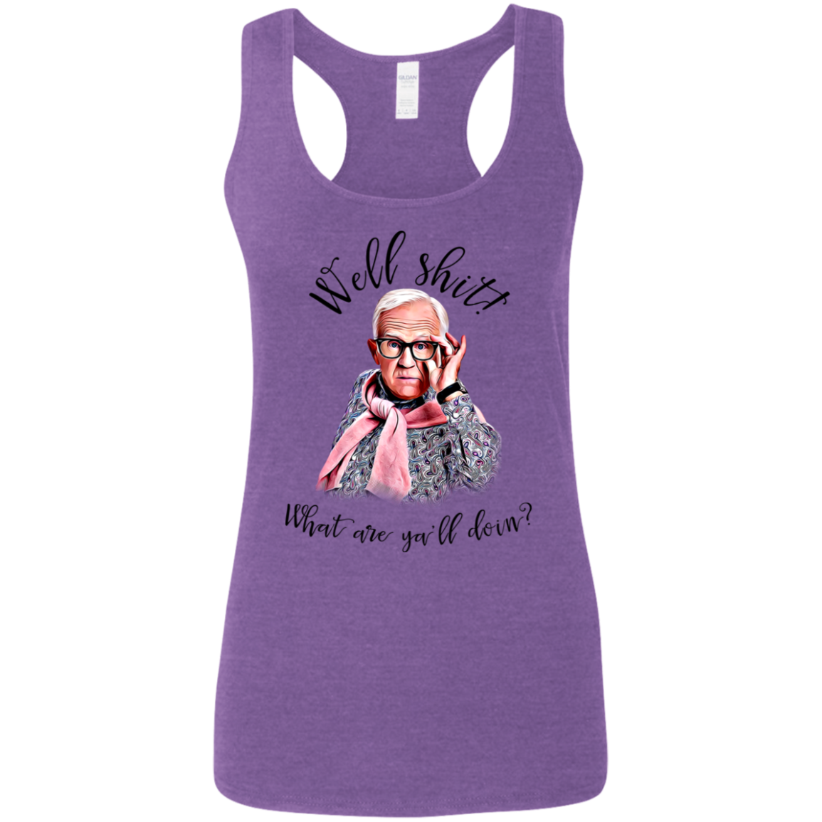 "WHAT ARE YOU" Ladies' Softstyle Racerback Tank