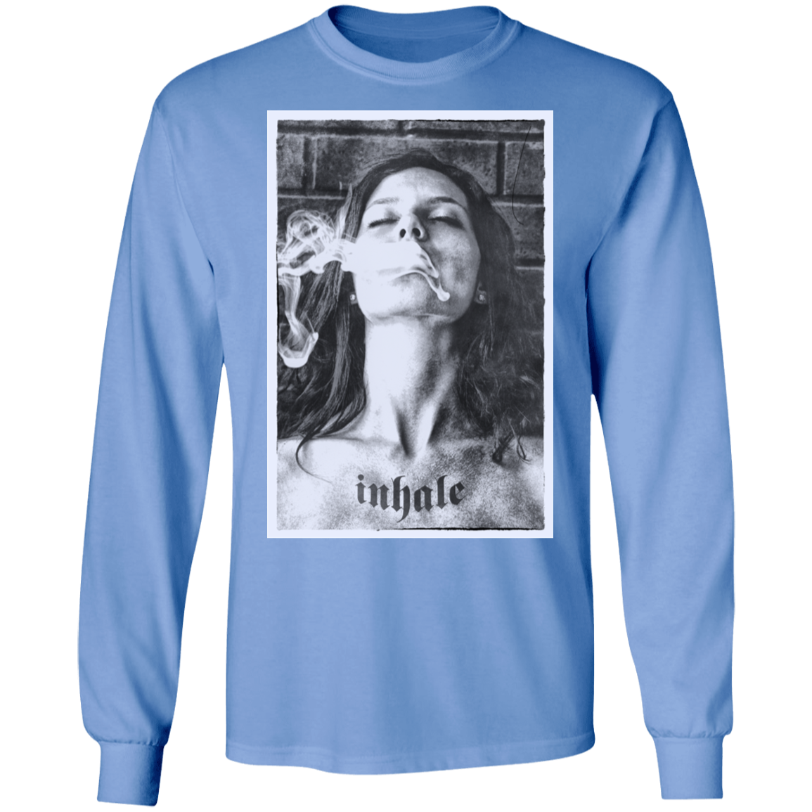 "INHALE" LS Ultra Cotton T-Shirt