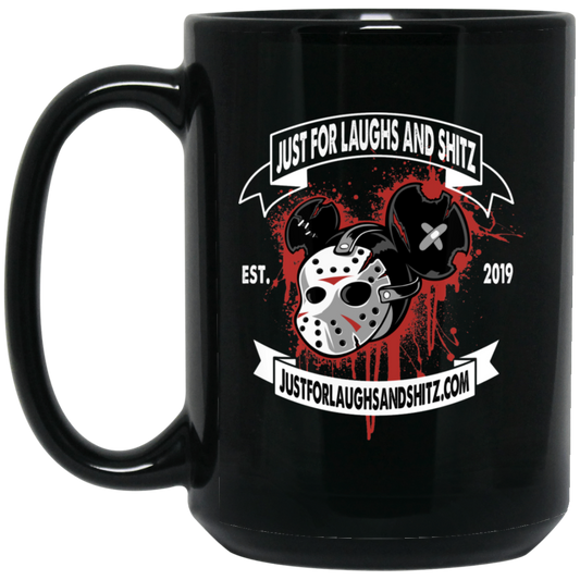 "MICKEY MASK" 15 oz. Black Mug