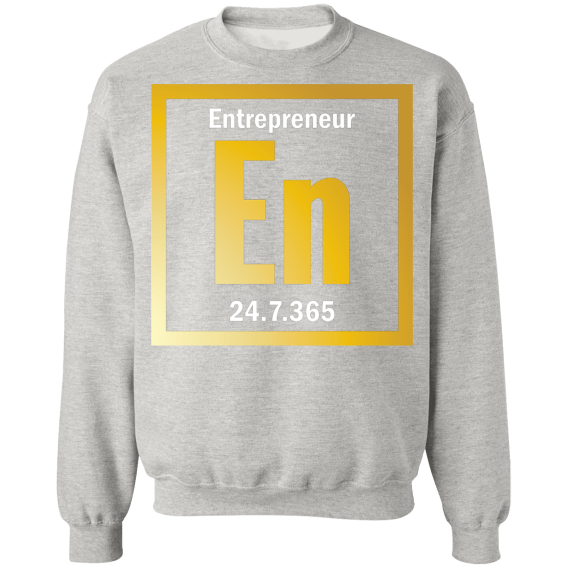 "En" Crewneck Pullover Sweatshirt  8 oz.