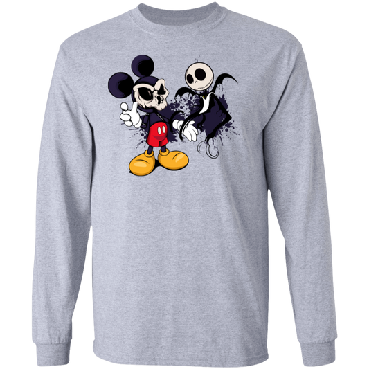 "NIGHTMARE MICKEY" LS Ultra Cotton T-Shirt