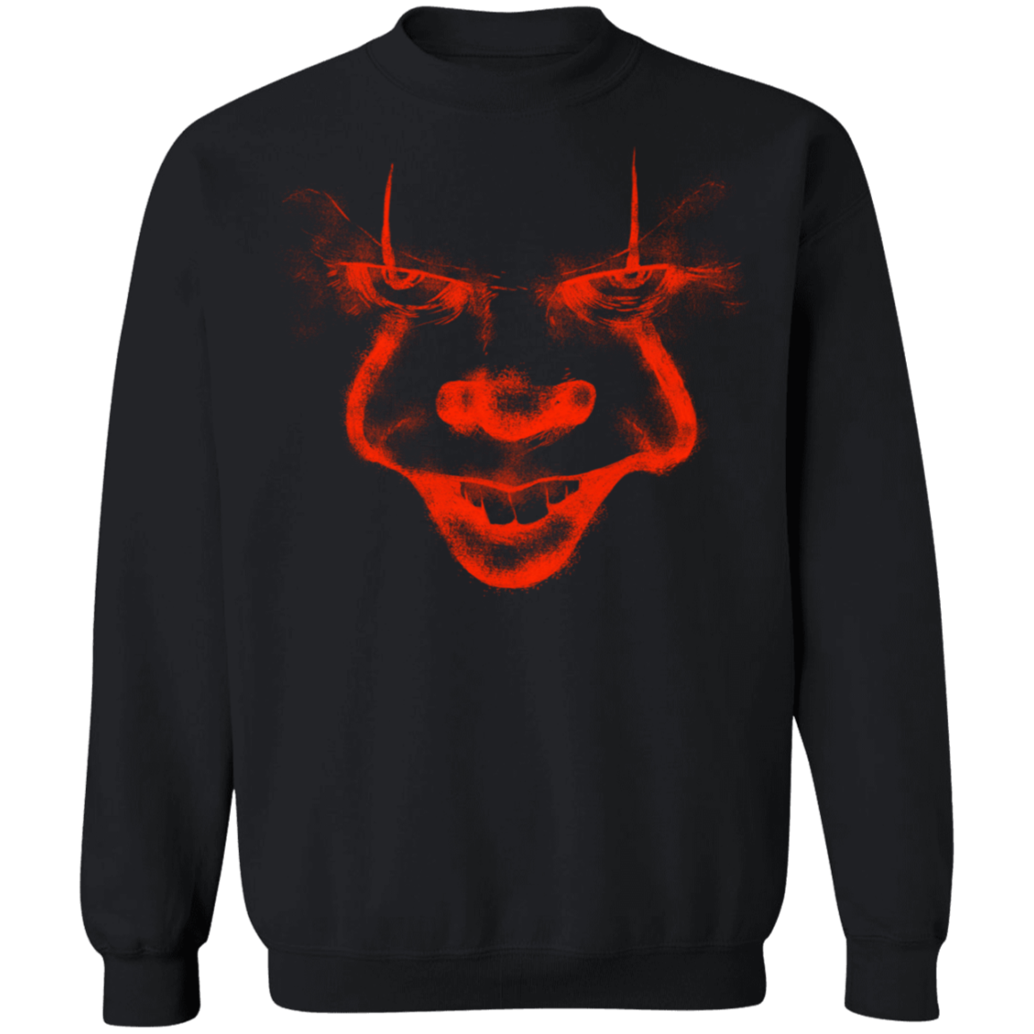 "CLOWN SAYS HELLO" Crewneck Pullover Sweatshirt  8 oz.