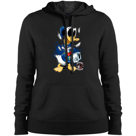 "DONALD IN A BOX" Ladies' Pullover Hooded Sweatshirt