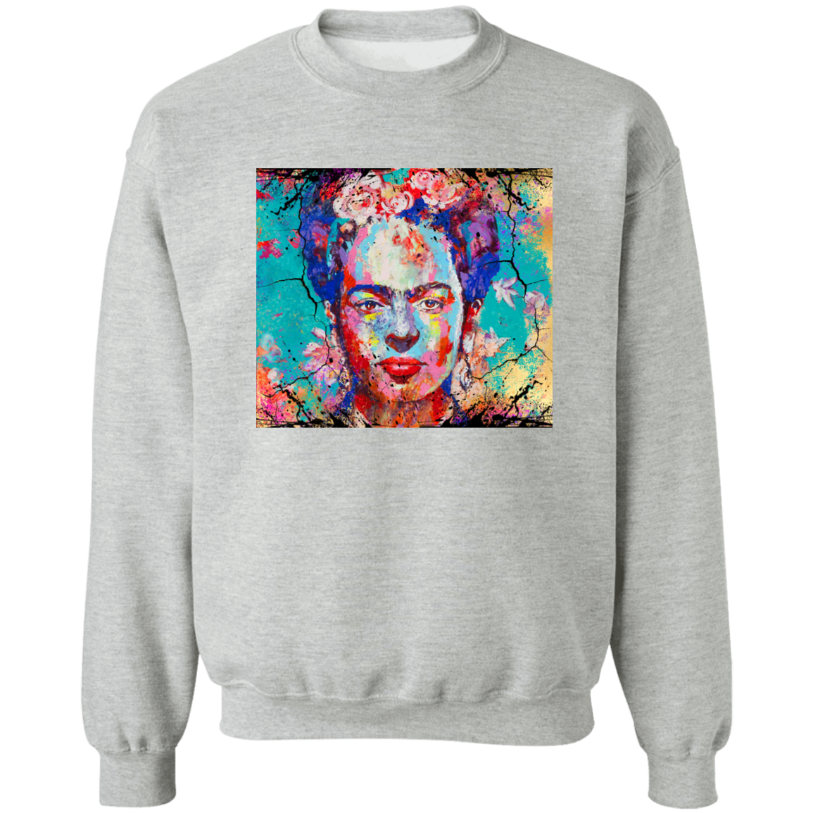 "FRIDA"  Crewneck Pullover Sweatshirt