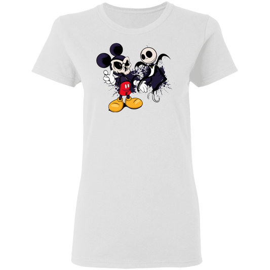 "NIGHTMARE MICKEY" Ladies' 5.3 oz. T-Shirt