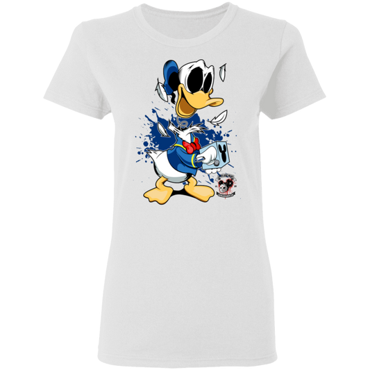 "DONALD IN A BOX" Ladies' 5.3 oz. T-Shirt