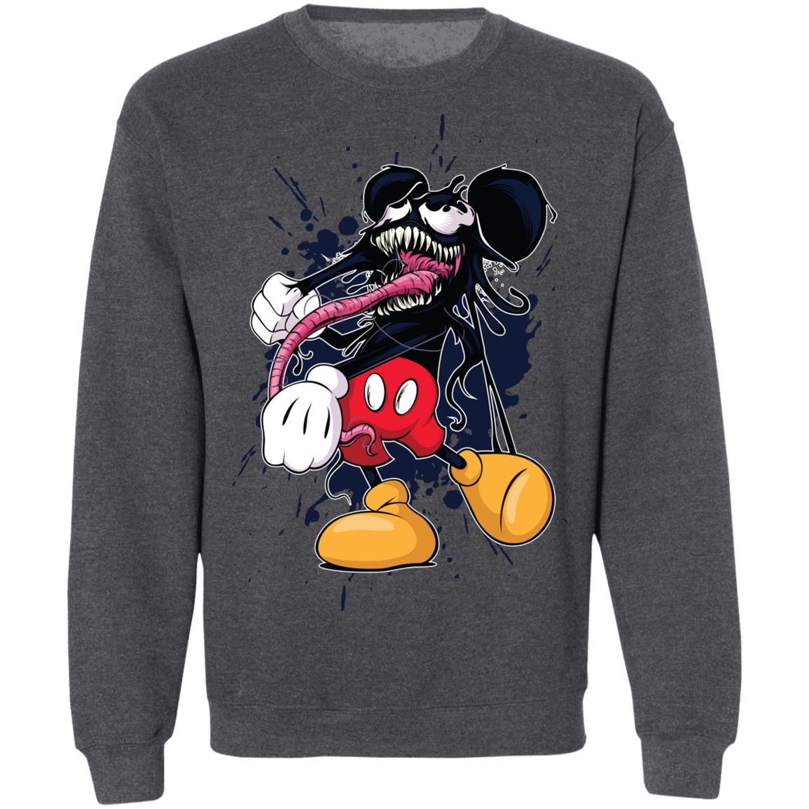 "VENOM MOUSE" Crewneck Pullover Sweatshirt  8 oz.