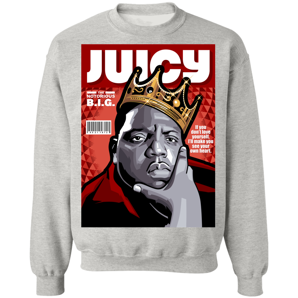 "JUICY" Crewneck Pullover Sweatshirt