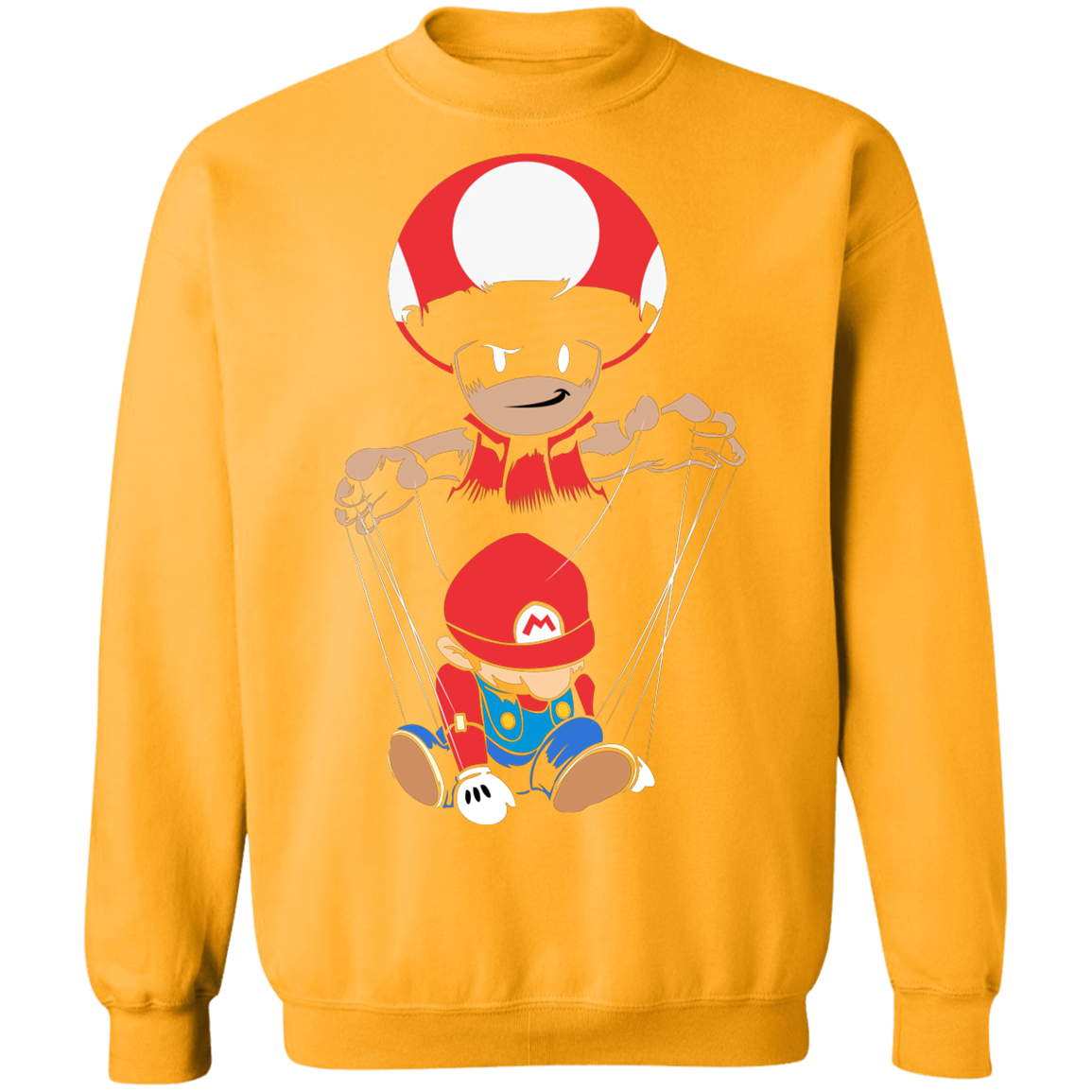 "MARIO DOLL" Crewneck Pullover Sweatshirt  8 oz.