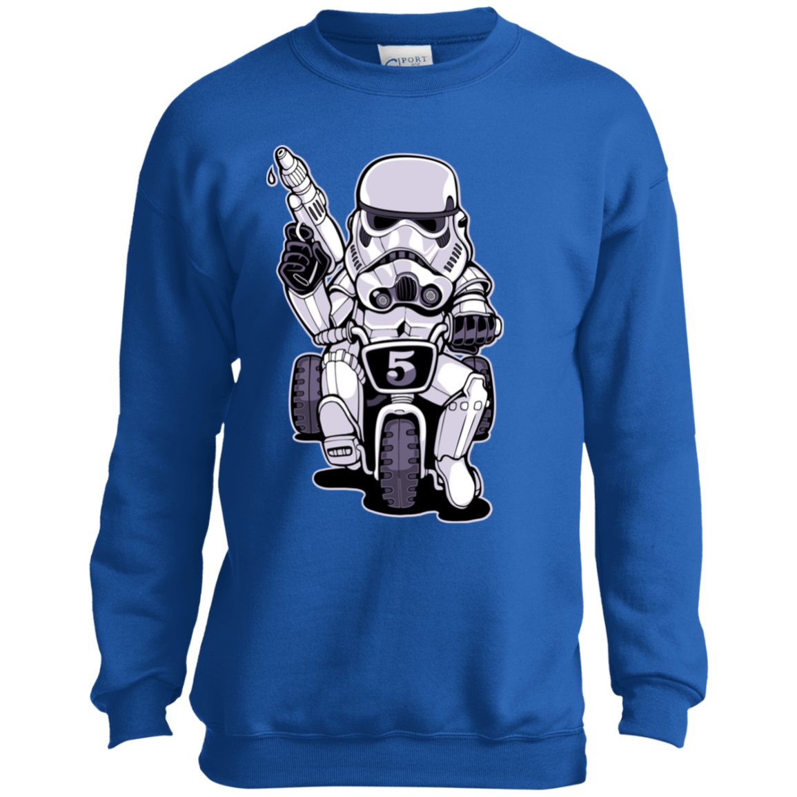 "TOOPER ON A BIKE" Youth Crewneck Sweatshirt