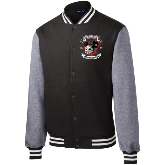 "MICKEY MASK" Mens Fleece Letterman Jacket