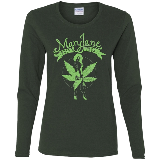 "MARY JANE" Ladies' Cotton LS T-Shirt