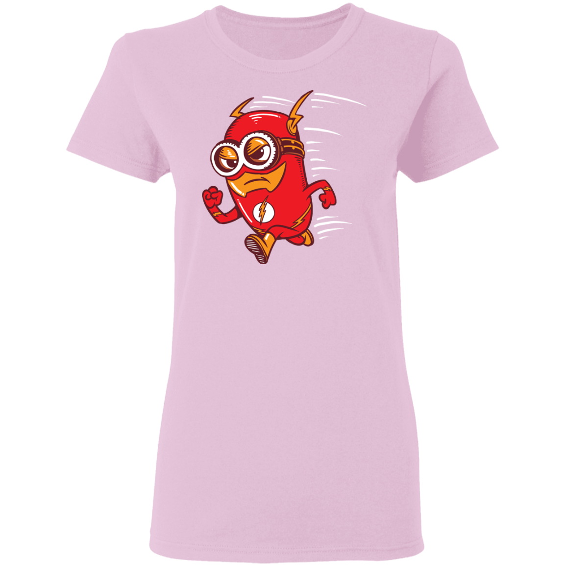 "FLASH MINION" Ladies' 5.3 oz. T-Shirt