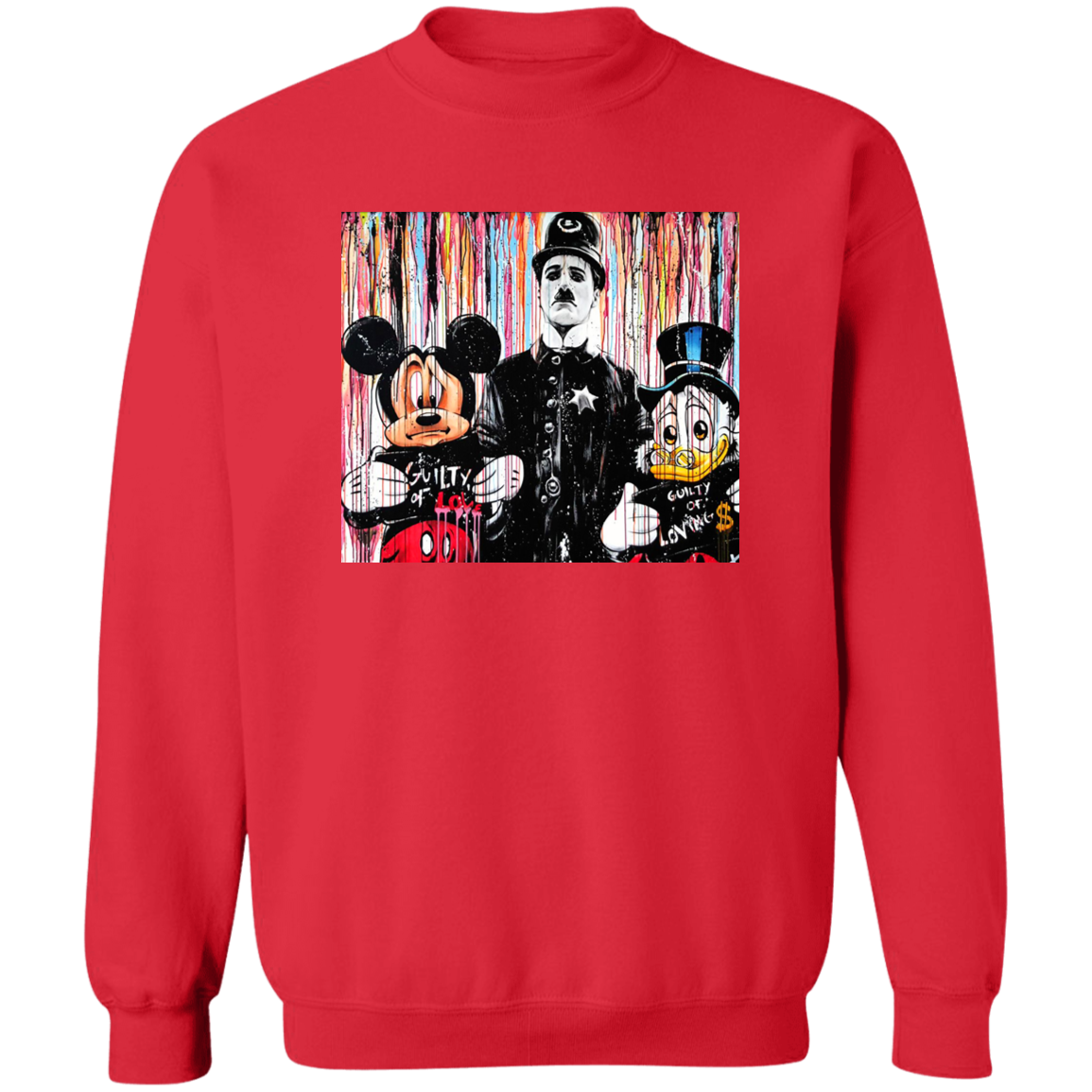 "GUILTY OF LOVE" Crewneck Pullover Sweatshirt