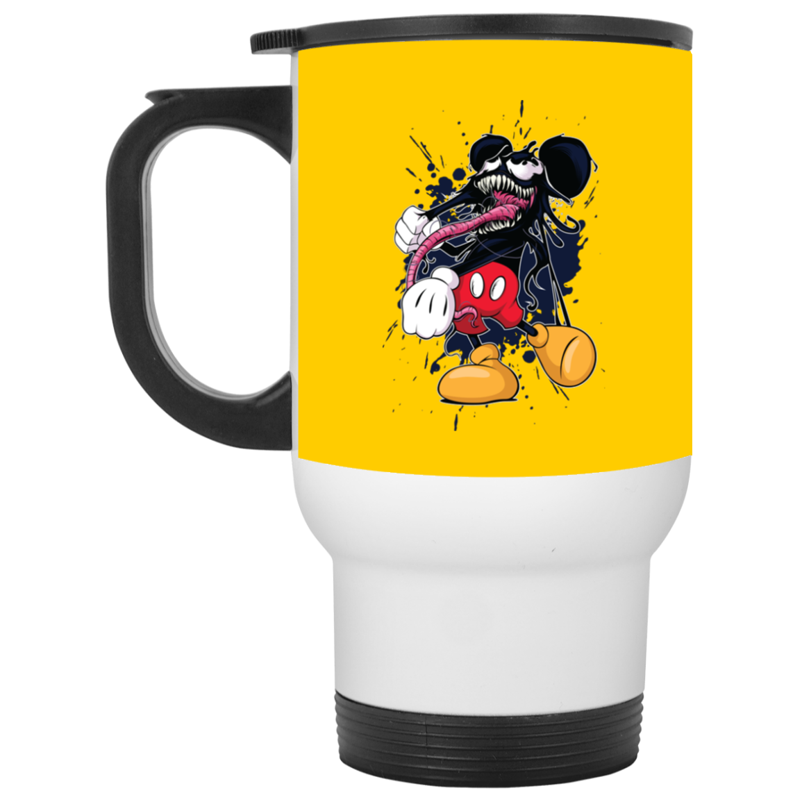 "VENOM MOUSE" White Travel Mug