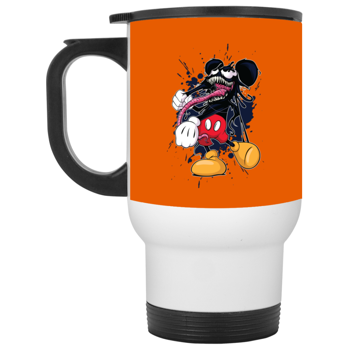 "VENOM MOUSE" White Travel Mug