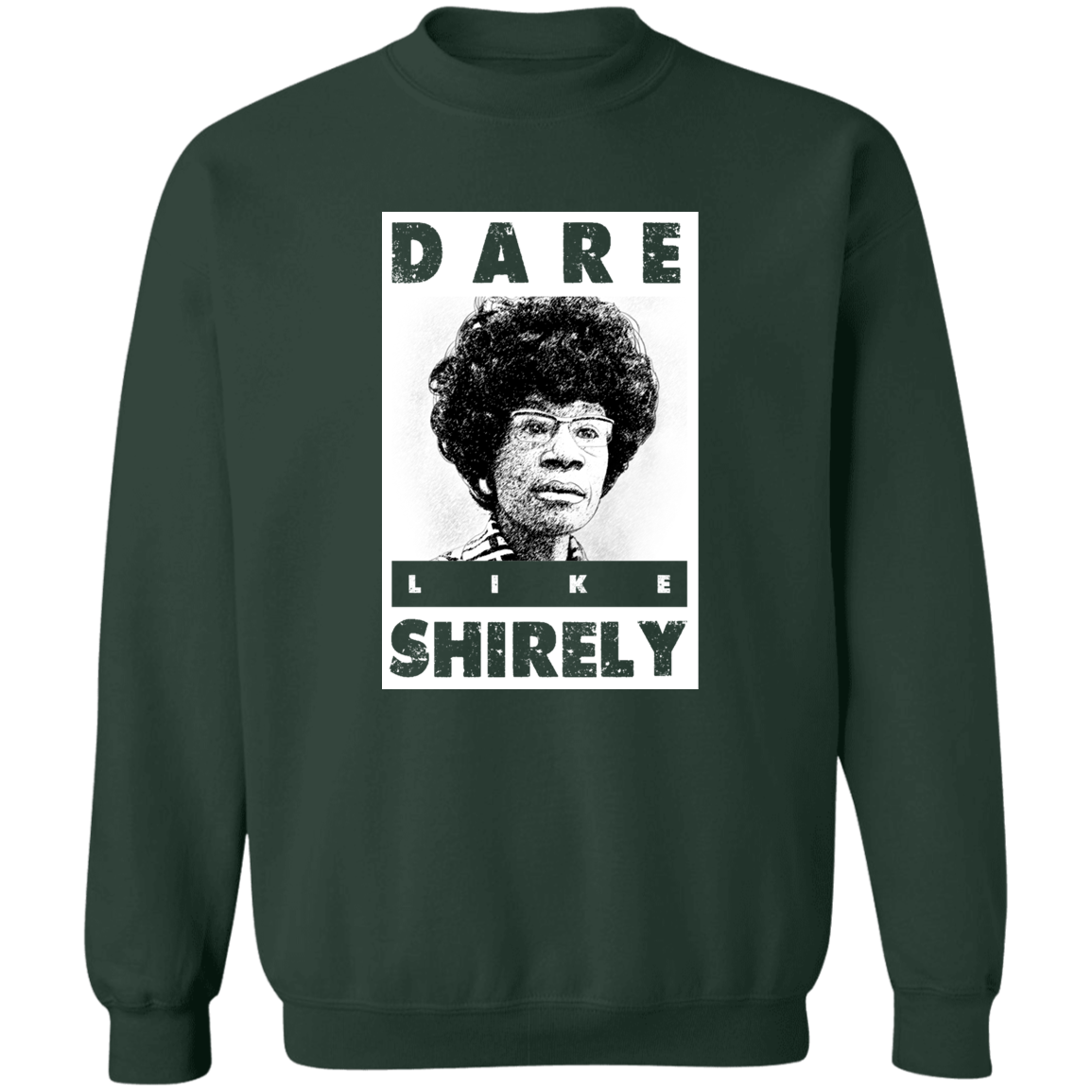 "LIKE SHIRELY" Crewneck Pullover Sweatshirt