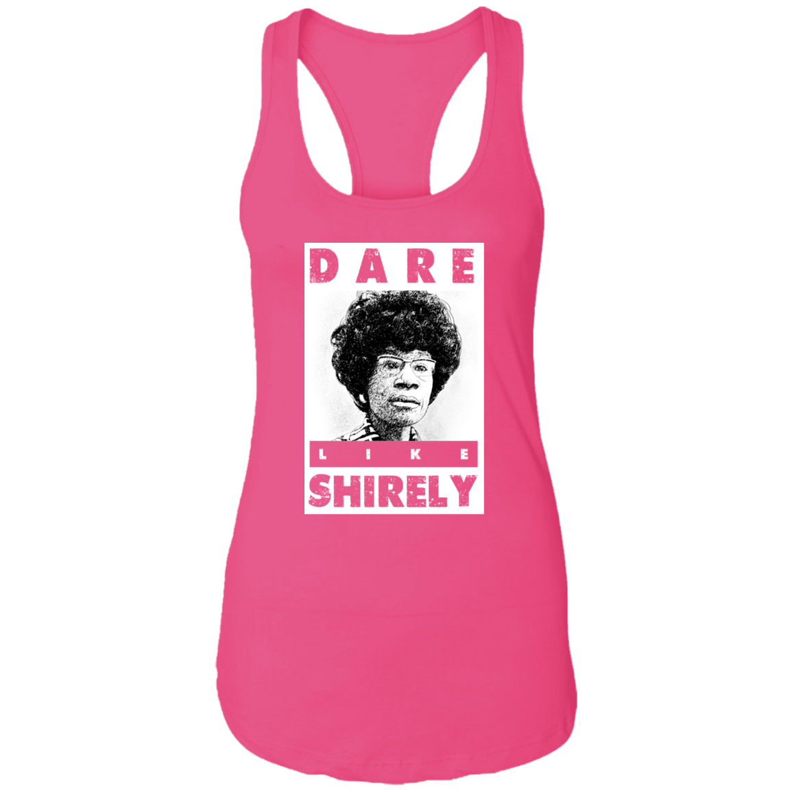 "LIKE SHIRELY" Ladies Ideal Racerback Tank