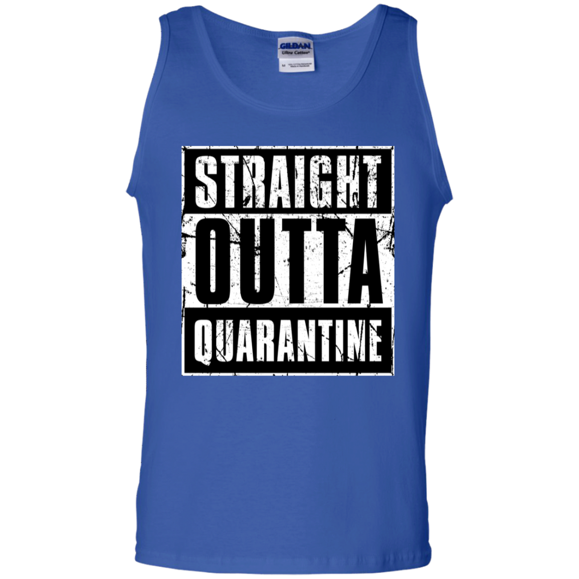 "QUARANTINE" 100% Cotton Tank Top