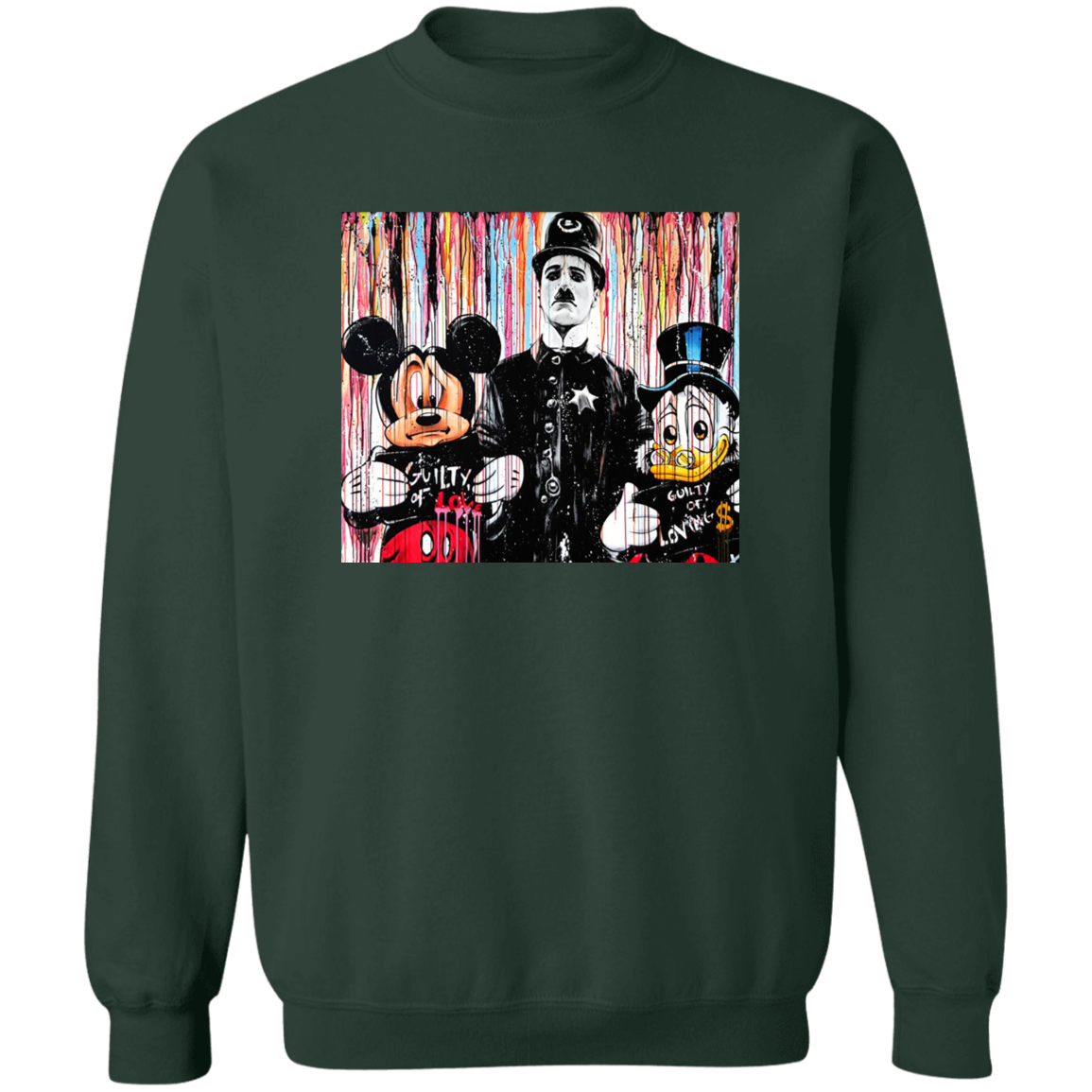 "GUILTY OF LOVE" Crewneck Pullover Sweatshirt