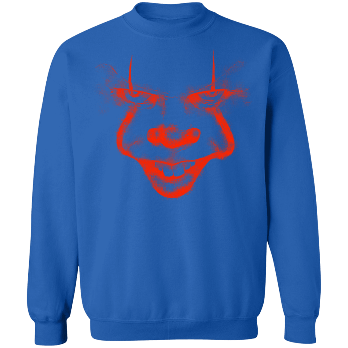 "CLOWN SAYS HELLO" Crewneck Pullover Sweatshirt  8 oz.