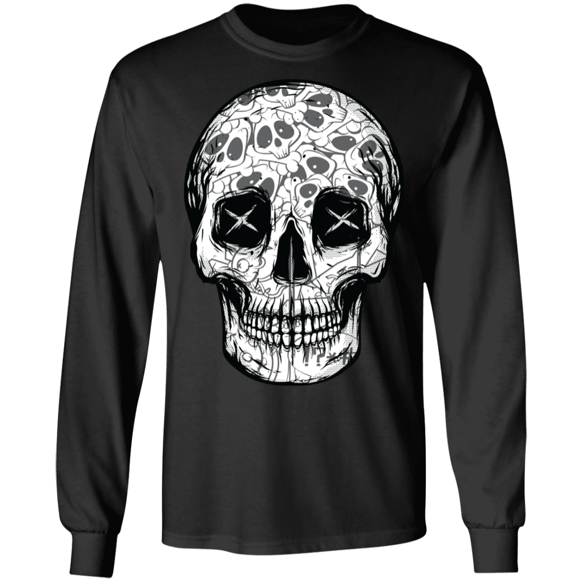 "SKULL HEADS" LS Ultra Cotton T-Shirt