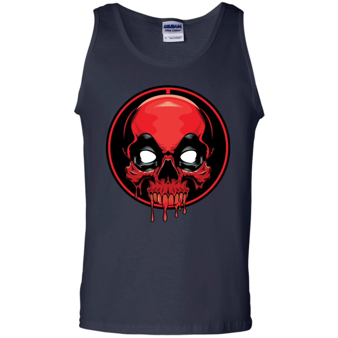 "SKULLPOOL" 100% Cotton Tank Top