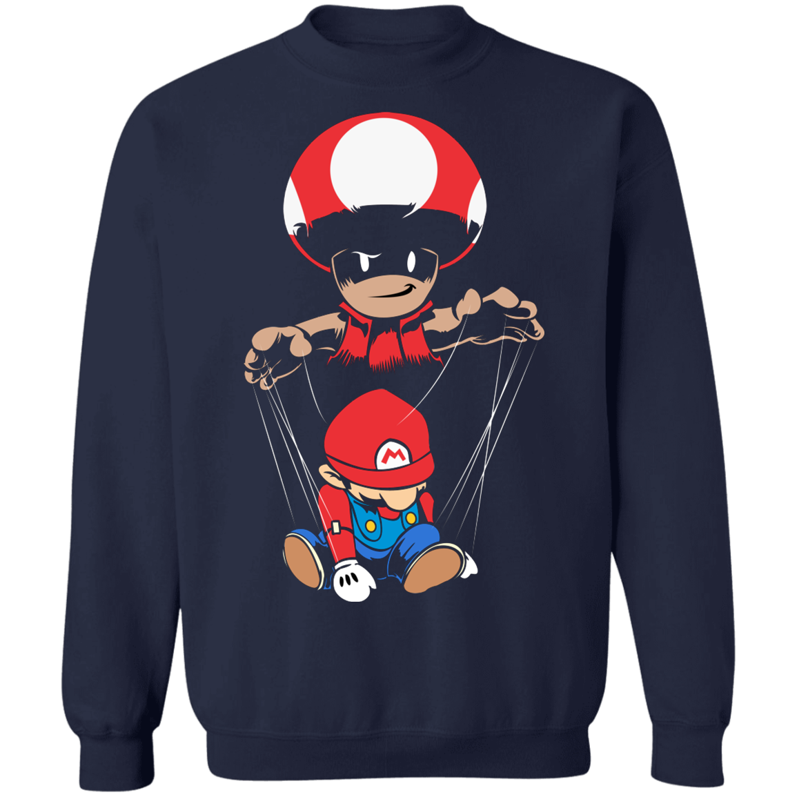 "MARIO DOLL" Crewneck Pullover Sweatshirt  8 oz.