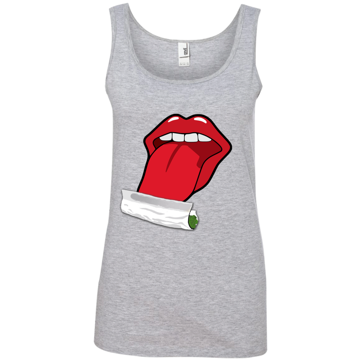 "ROLLING JOINT" Ladies' 100% Ringspun Cotton Tank Top