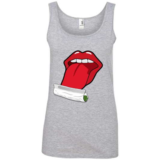 "ROLLING JOINT" Ladies' 100% Ringspun Cotton Tank Top