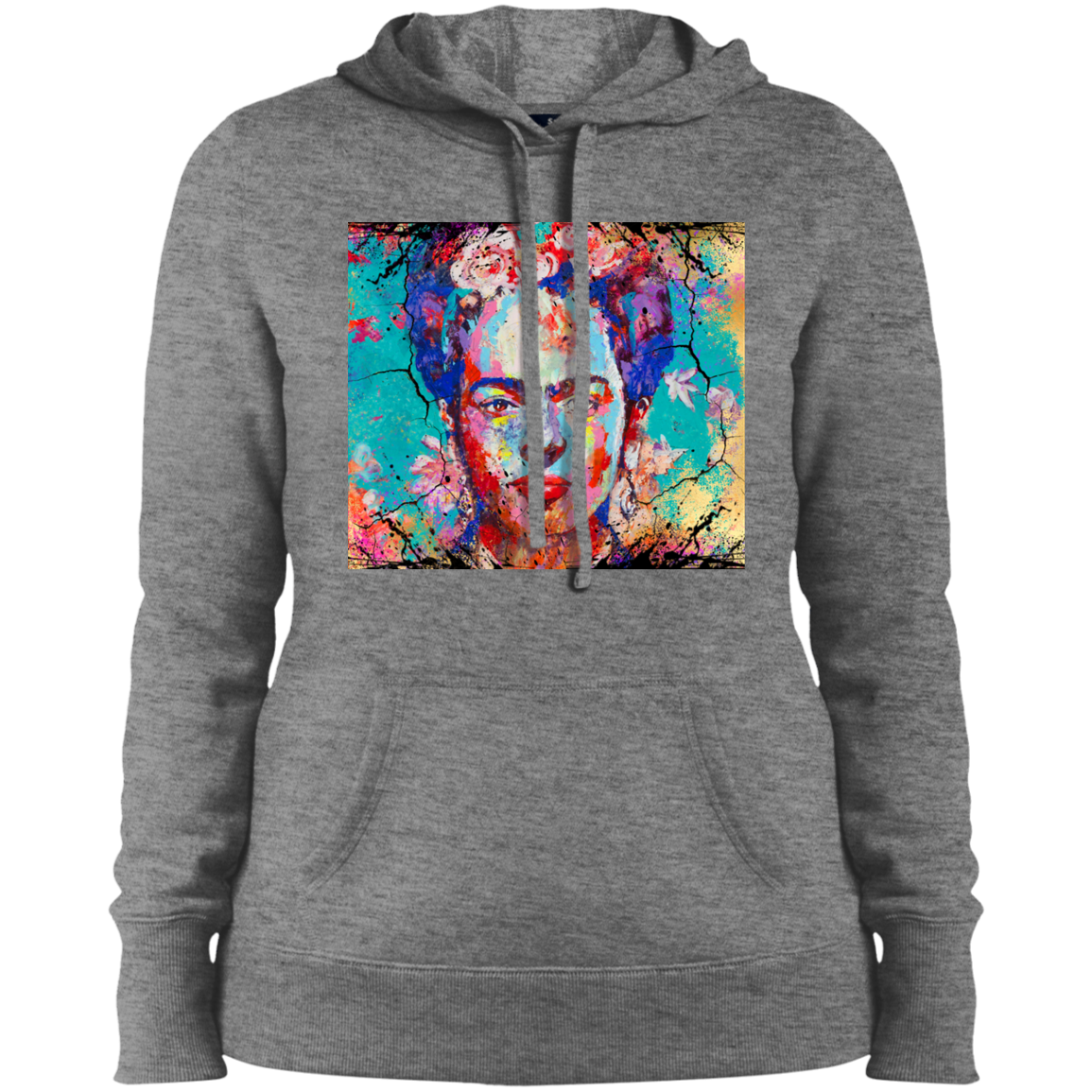 "FRIDA"  Ladies' Pullover Hooded Sweatshirt