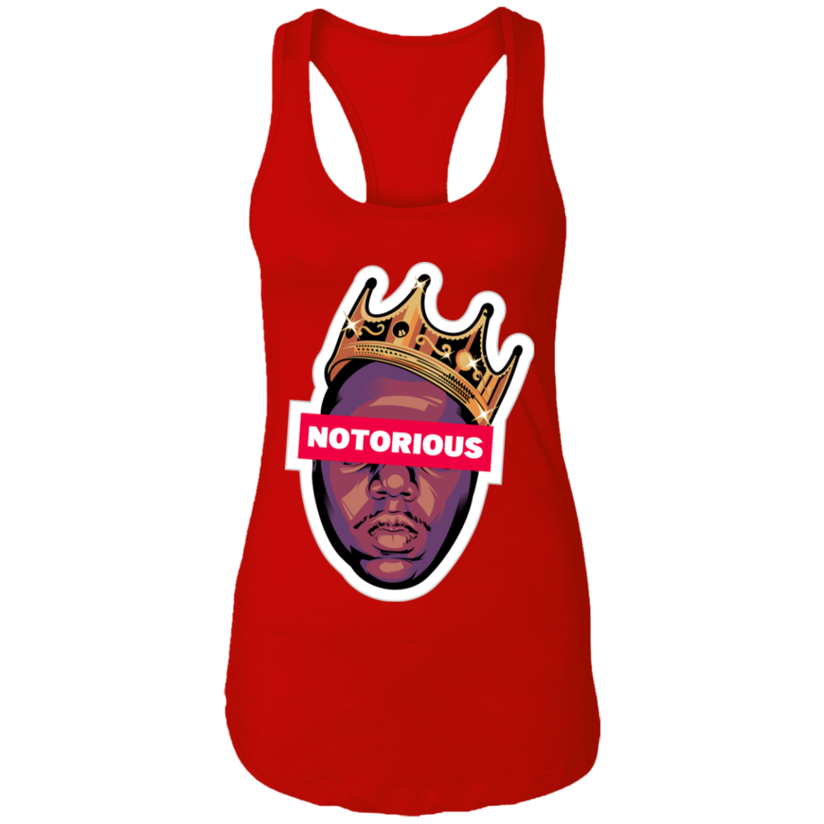 "NOTORIOUS" Ladies Ideal Racerback Tank